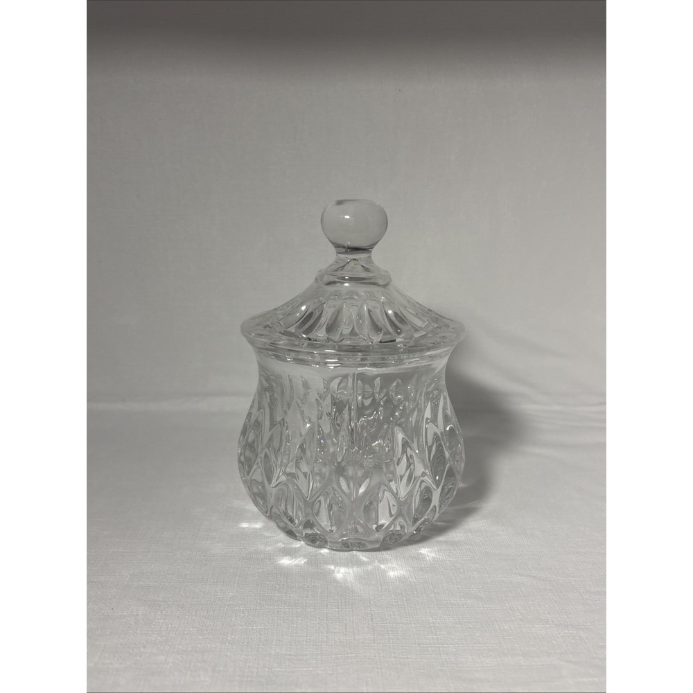 Gorham Crystal Althea Cut Lidded Candy Jar